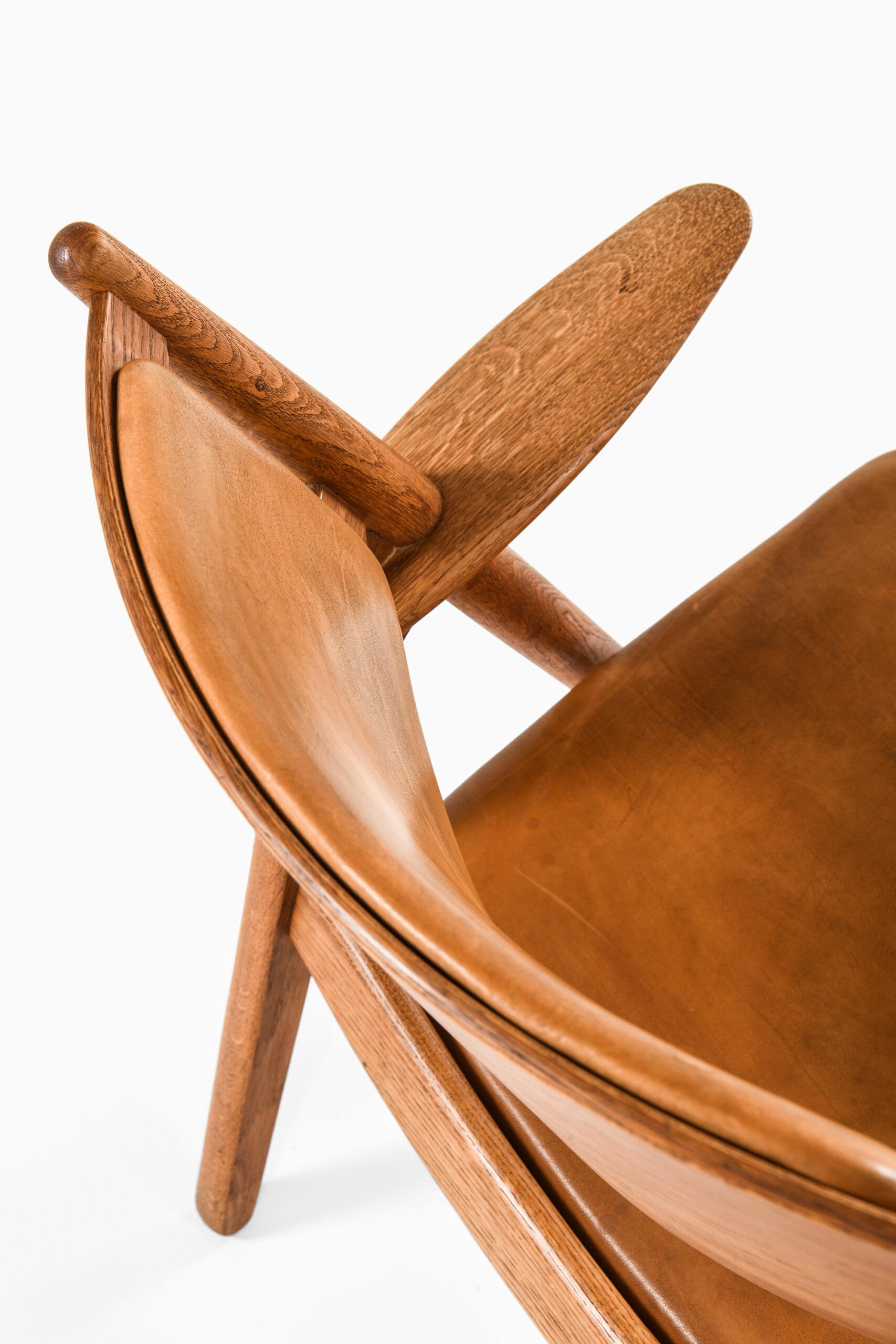 Danish Hans Wegner Easy Chairs Model CH-28 Produced by Carl Hansen & Søn in Denmark For Sale