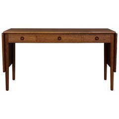 Hans Wegner ET 305 Drop Leaf Oak Desk