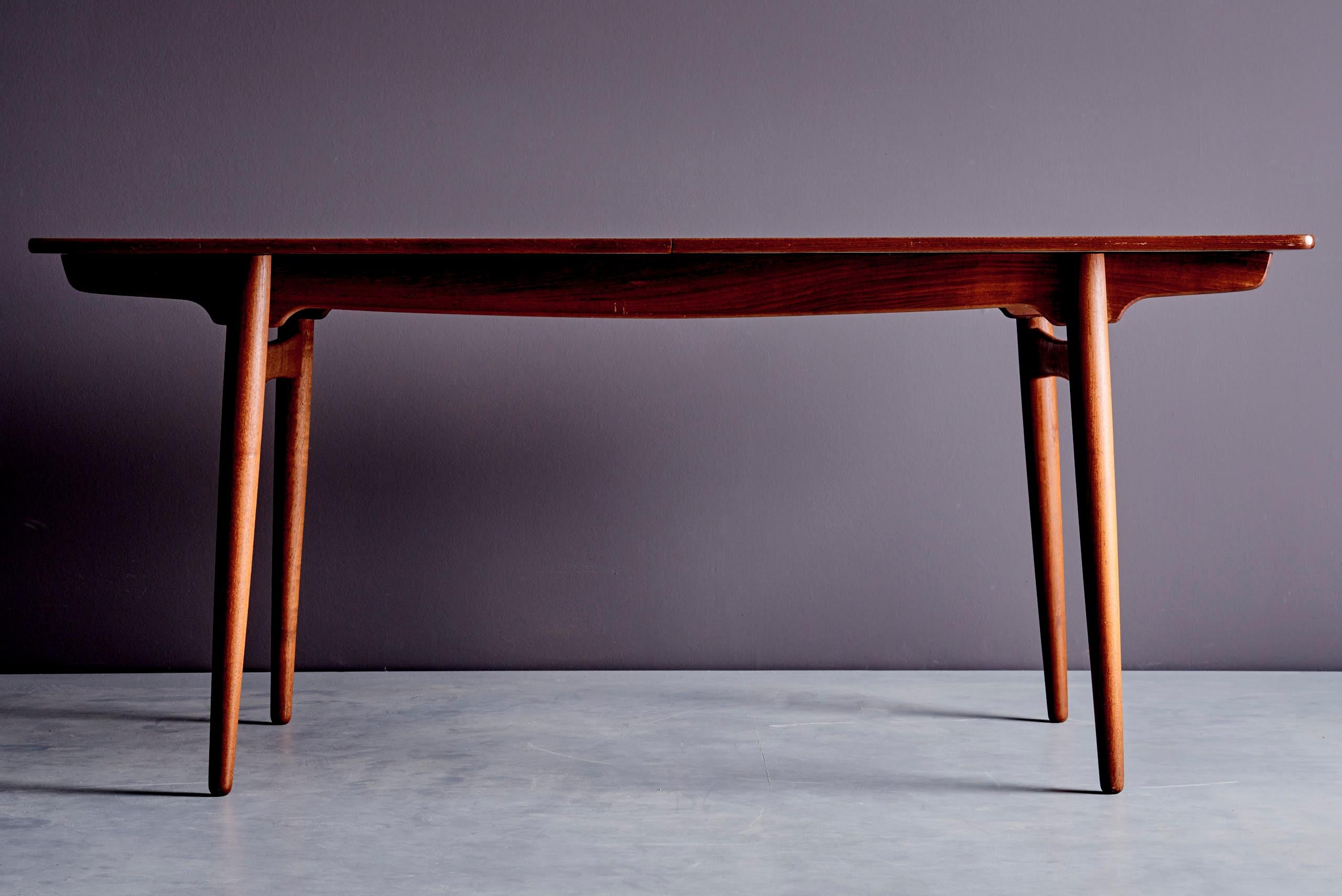 Table de salle à manger extensible Hans Wegner en Wood Wood pour Andreas Tuck en vente 5