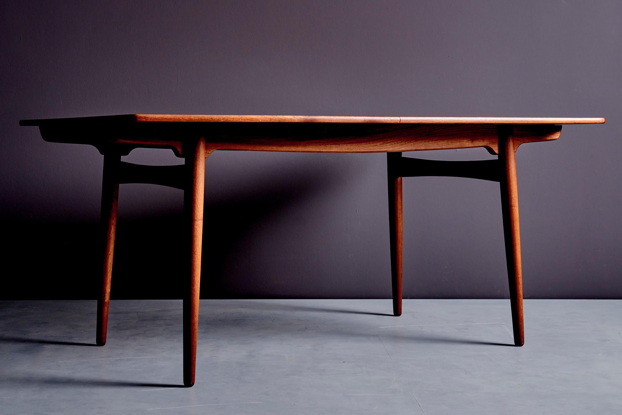 Table de salle à manger extensible Hans Wegner en Wood Wood pour Andreas Tuck en vente 9
