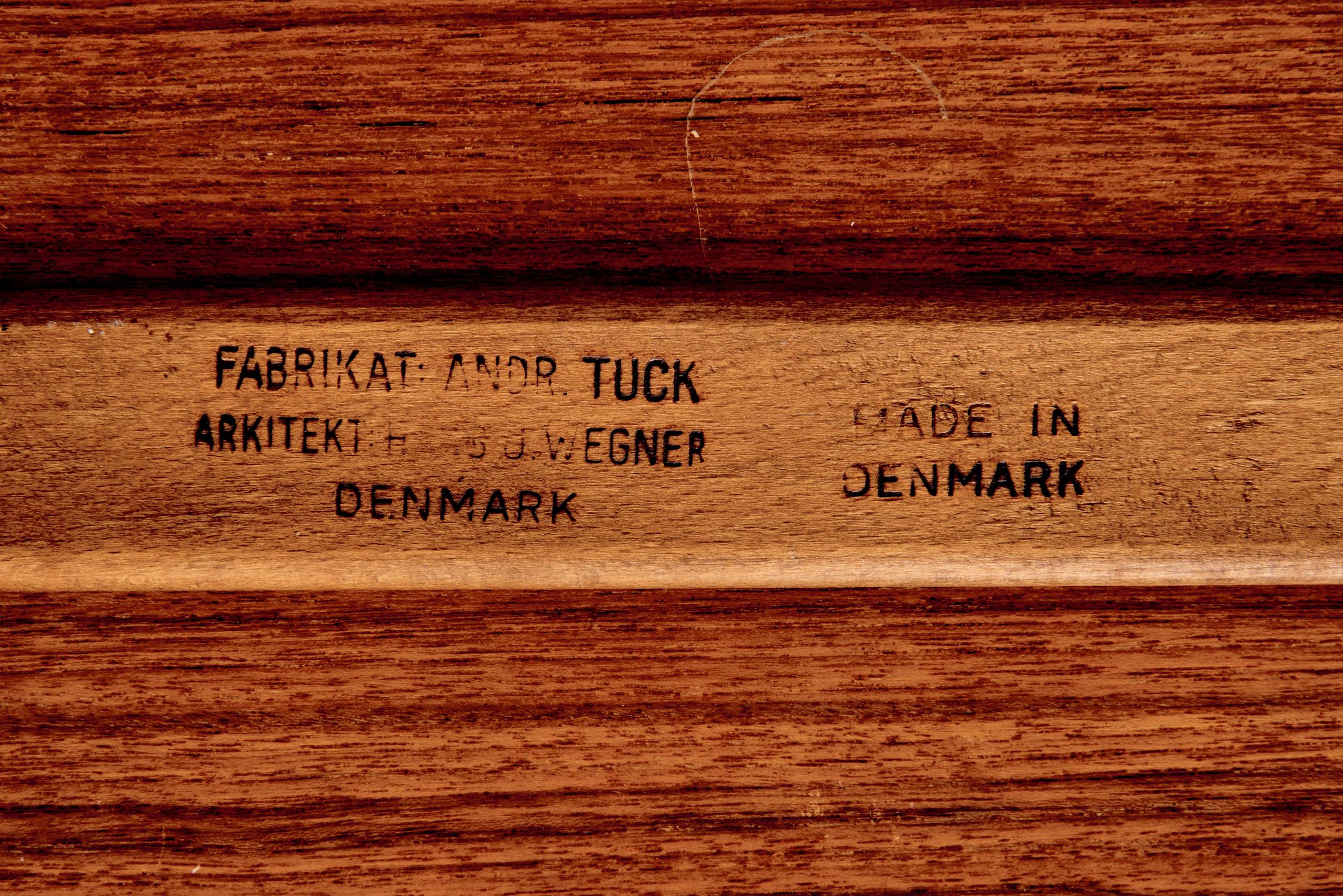 Table de salle à manger extensible Hans Wegner en Wood Wood pour Andreas Tuck en vente 12