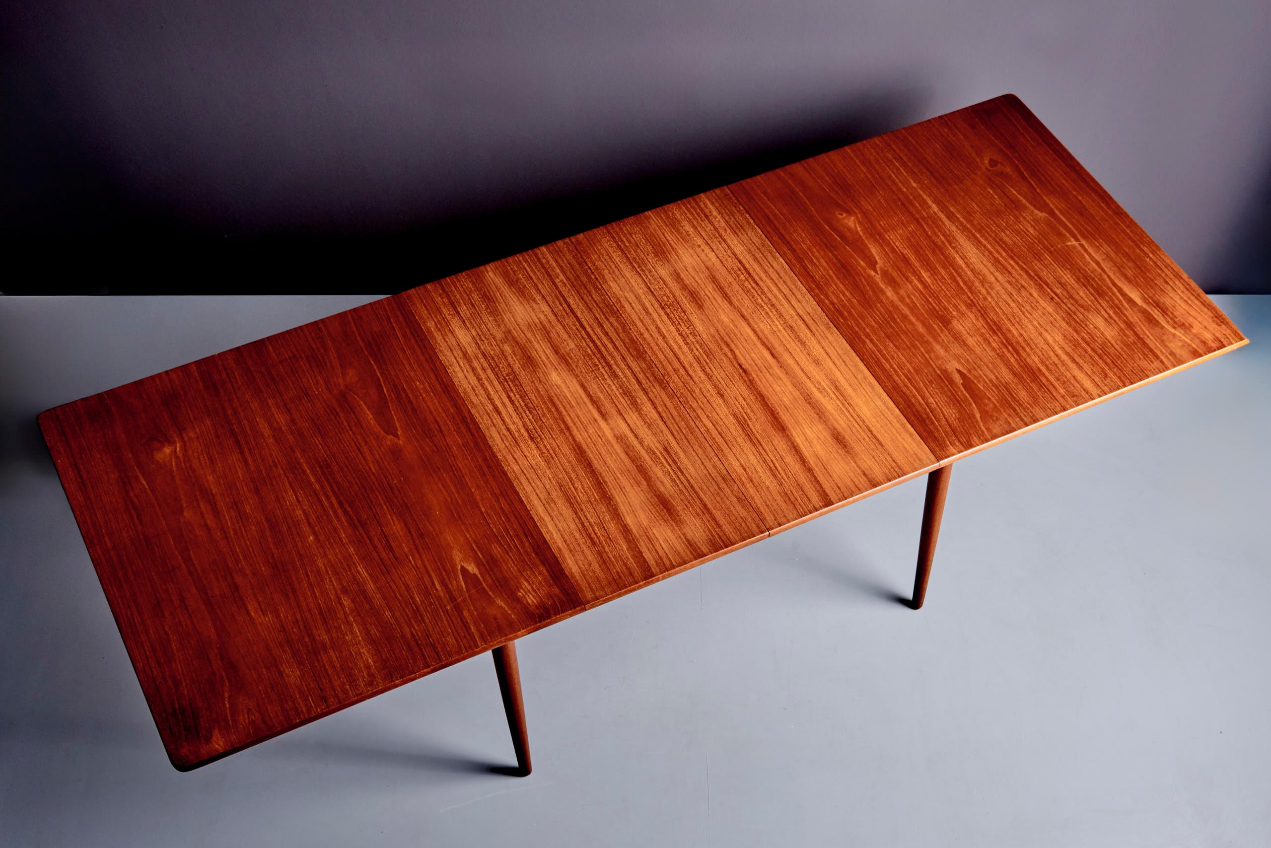 Table de salle à manger extensible Hans Wegner en Wood Wood pour Andreas Tuck en vente 1