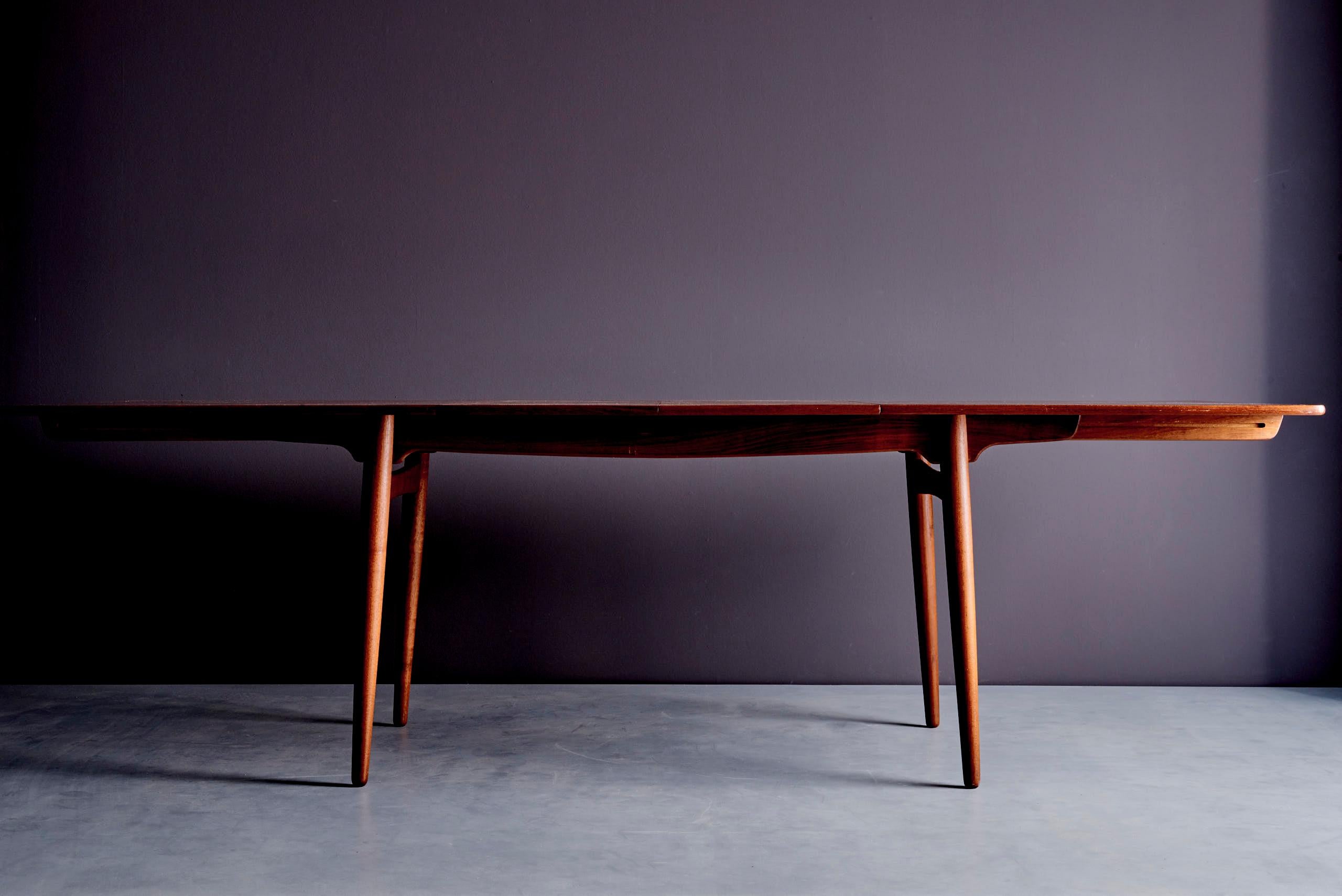 Table de salle à manger extensible Hans Wegner en Wood Wood pour Andreas Tuck en vente 3