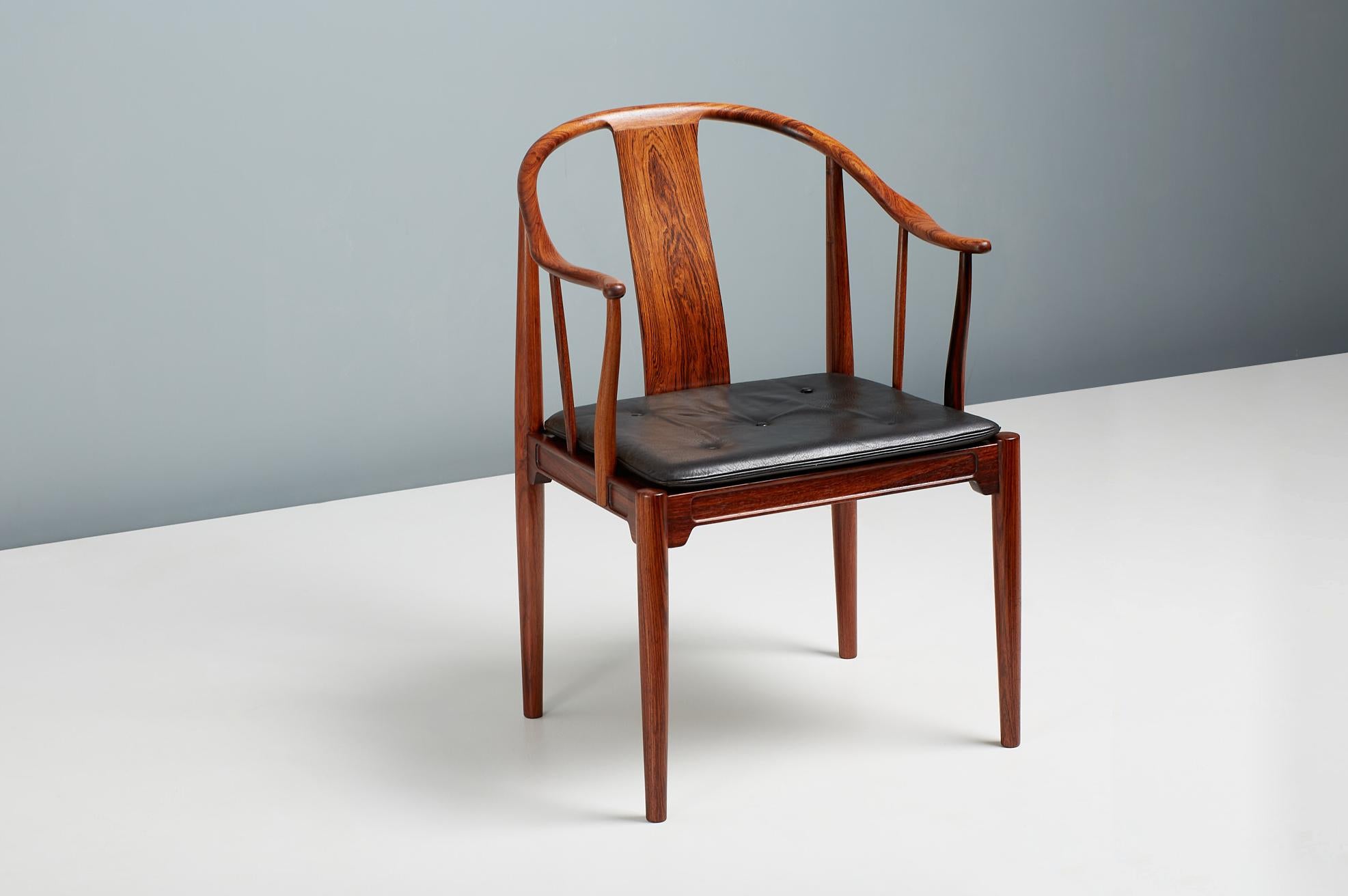 Hans Wegner FH-4283 China-Stuhl aus Rosenholz, 1960er Jahre (Mitte des 20. Jahrhunderts) im Angebot