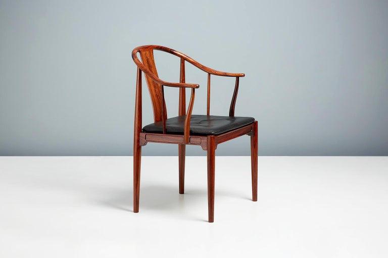 Hans Wegner FH-4283 Rosewood China Chair, C1960s For Sale 1