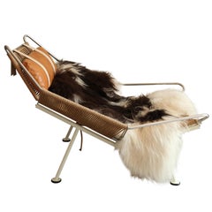 Hans Wegner:: Flag Halyard Lounge Chair:: um 1950