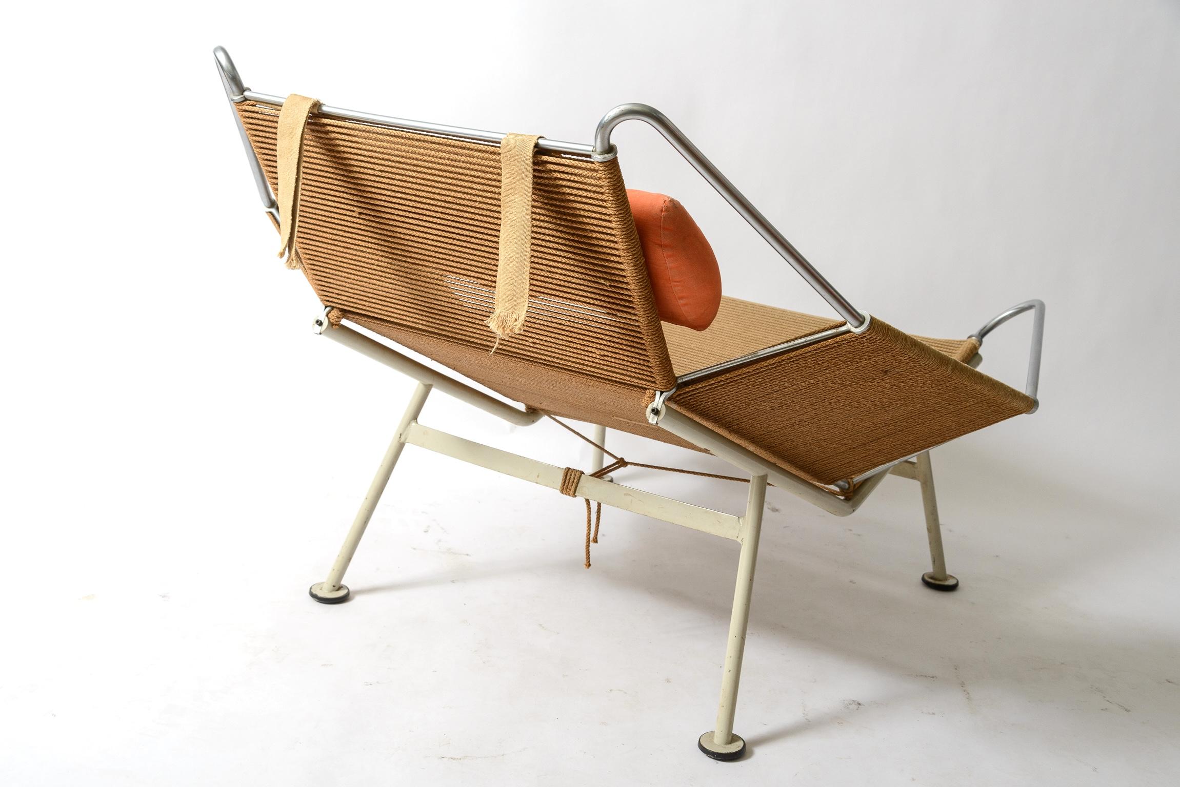 Sedia da salotto Hans Wegner Flag Halyard in vendita 4