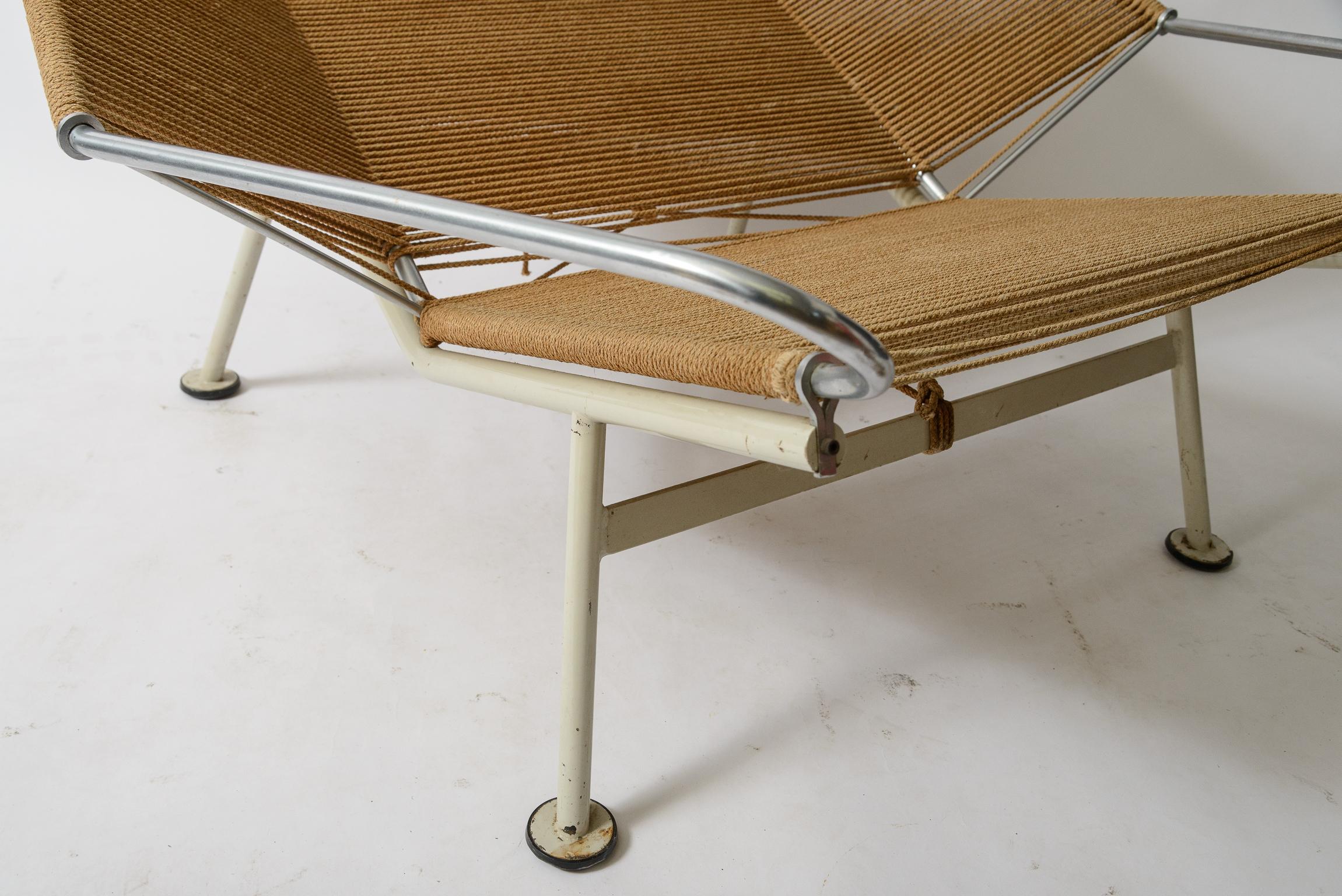 Sedia da salotto Hans Wegner Flag Halyard in vendita 5