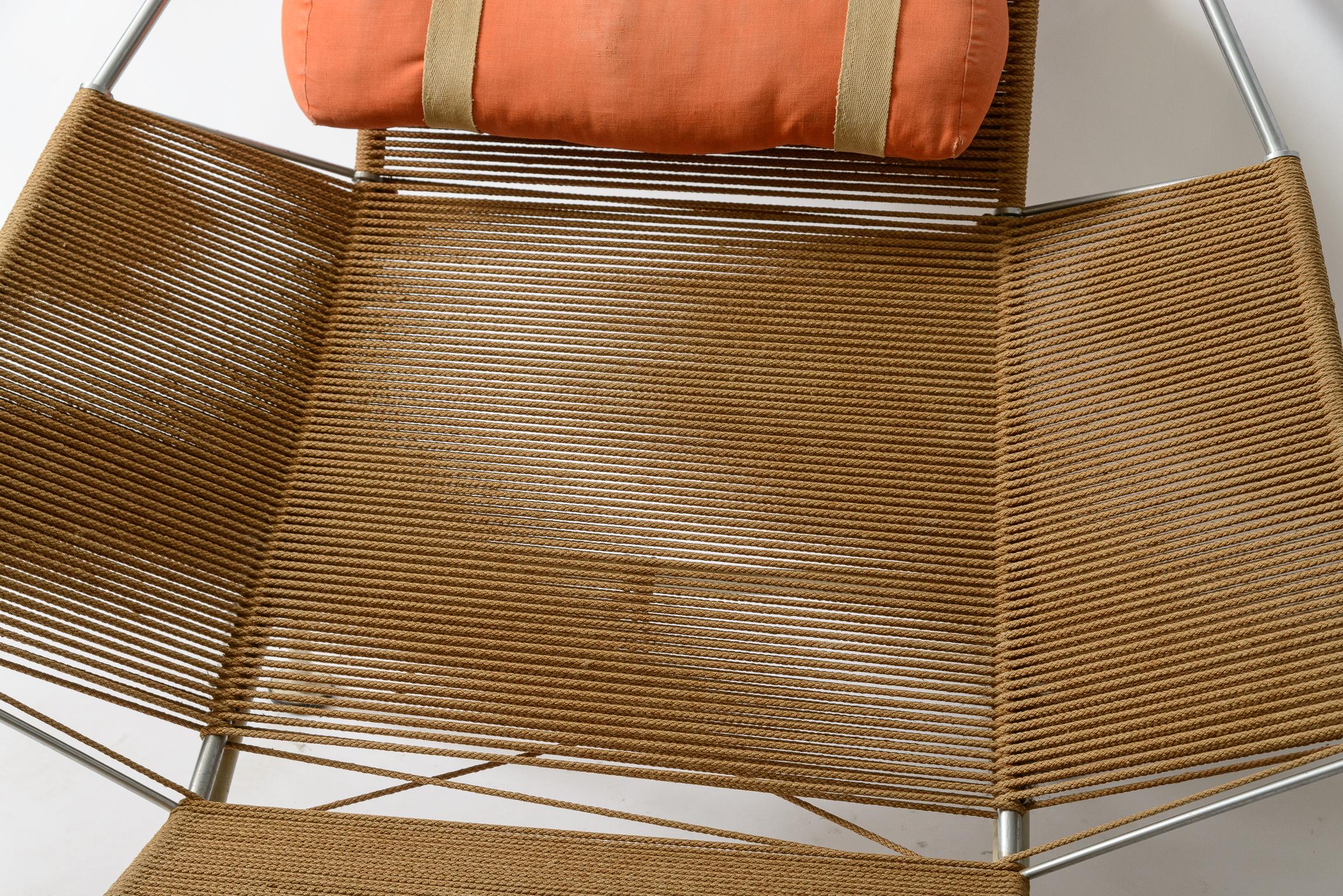 Sedia da salotto Hans Wegner Flag Halyard in vendita 1
