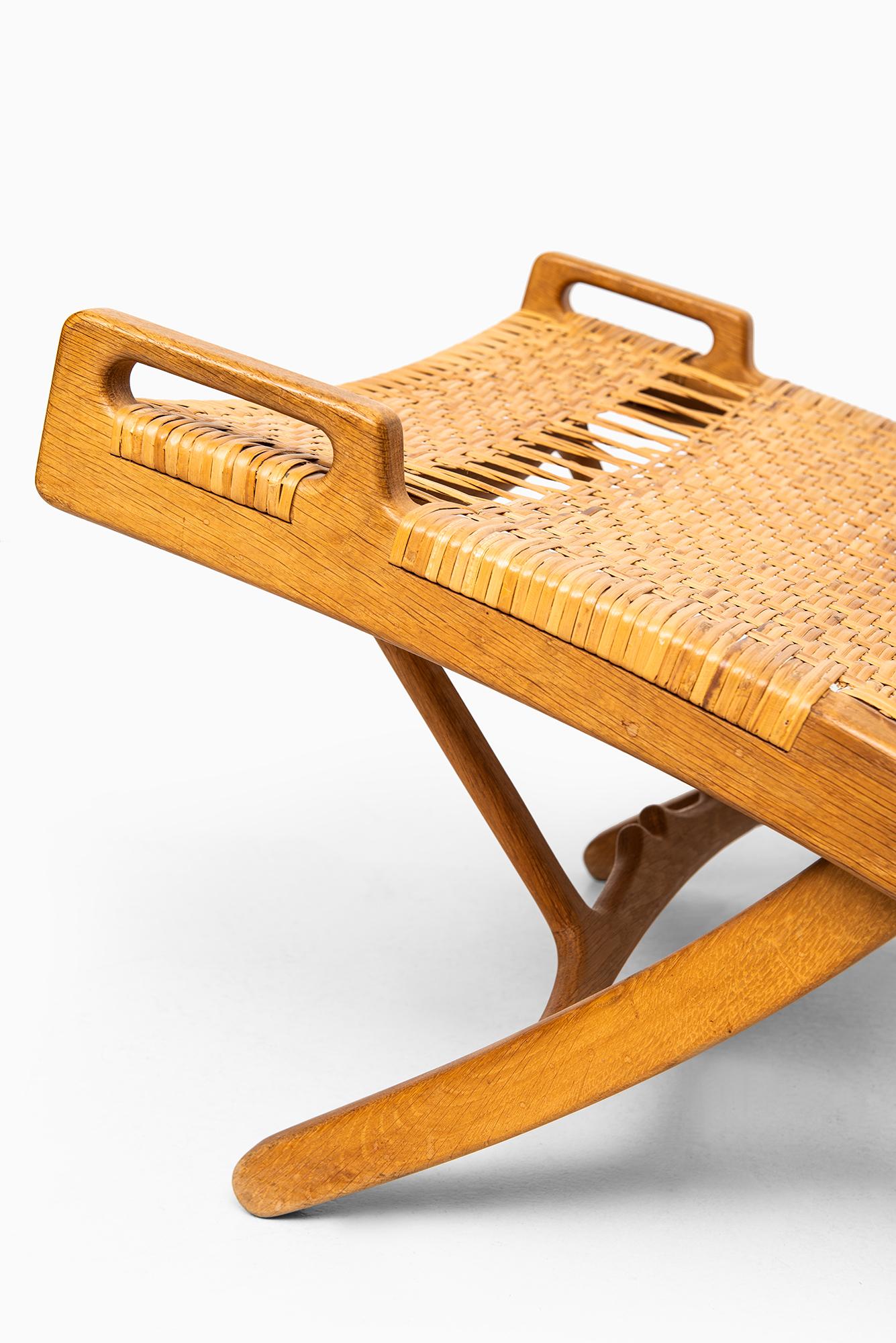Scandinavian Modern Hans Wegner Folding Chair Model JH512 by Johannes Hansen in Denmark