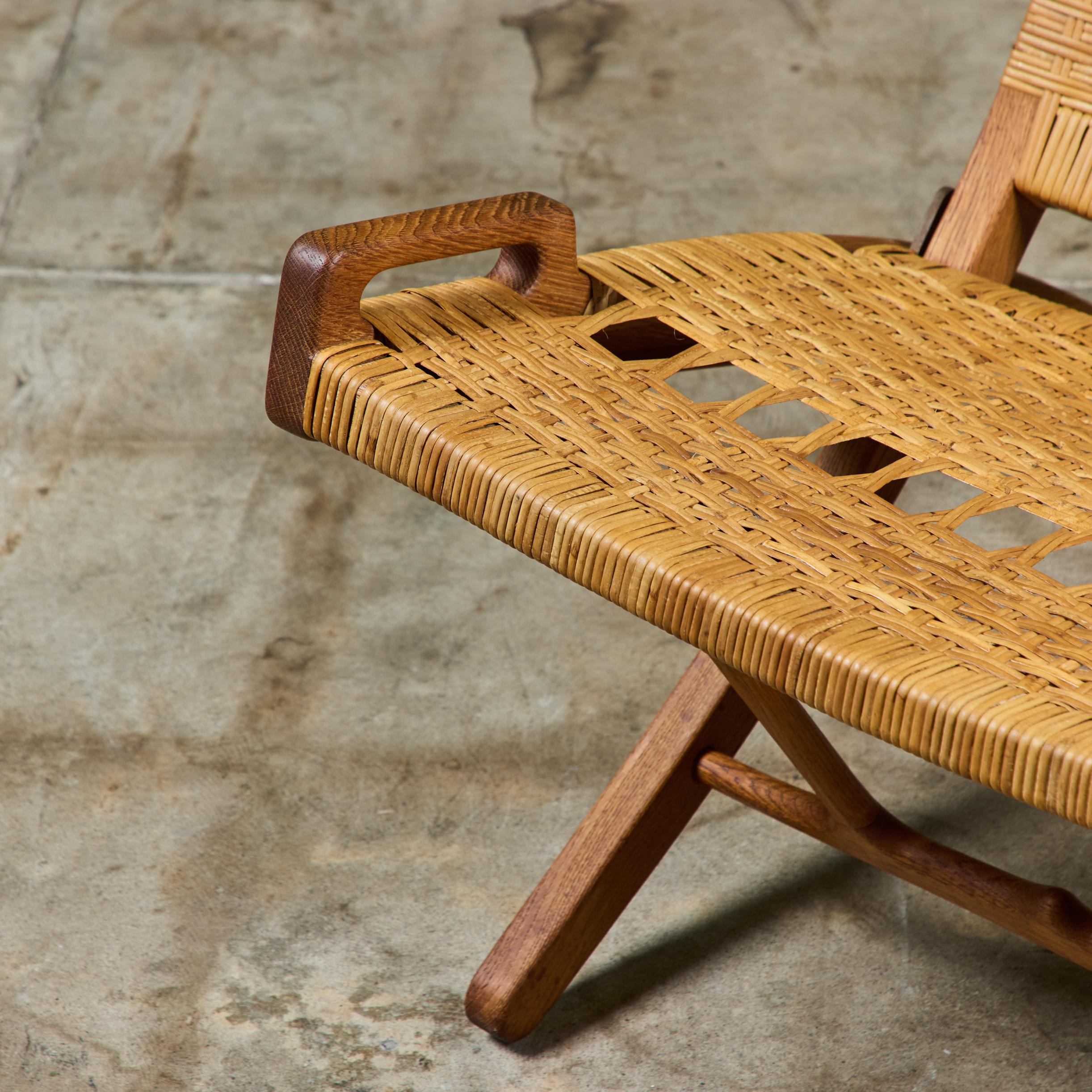 Chaise longue pliante Hans Wegner pour Johannes Hansen 6
