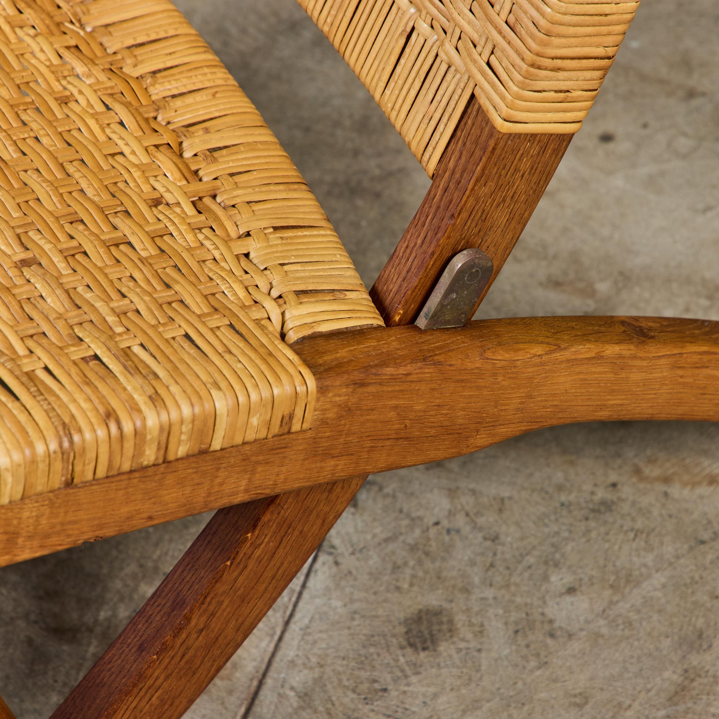 Chaise longue pliante Hans Wegner pour Johannes Hansen 9