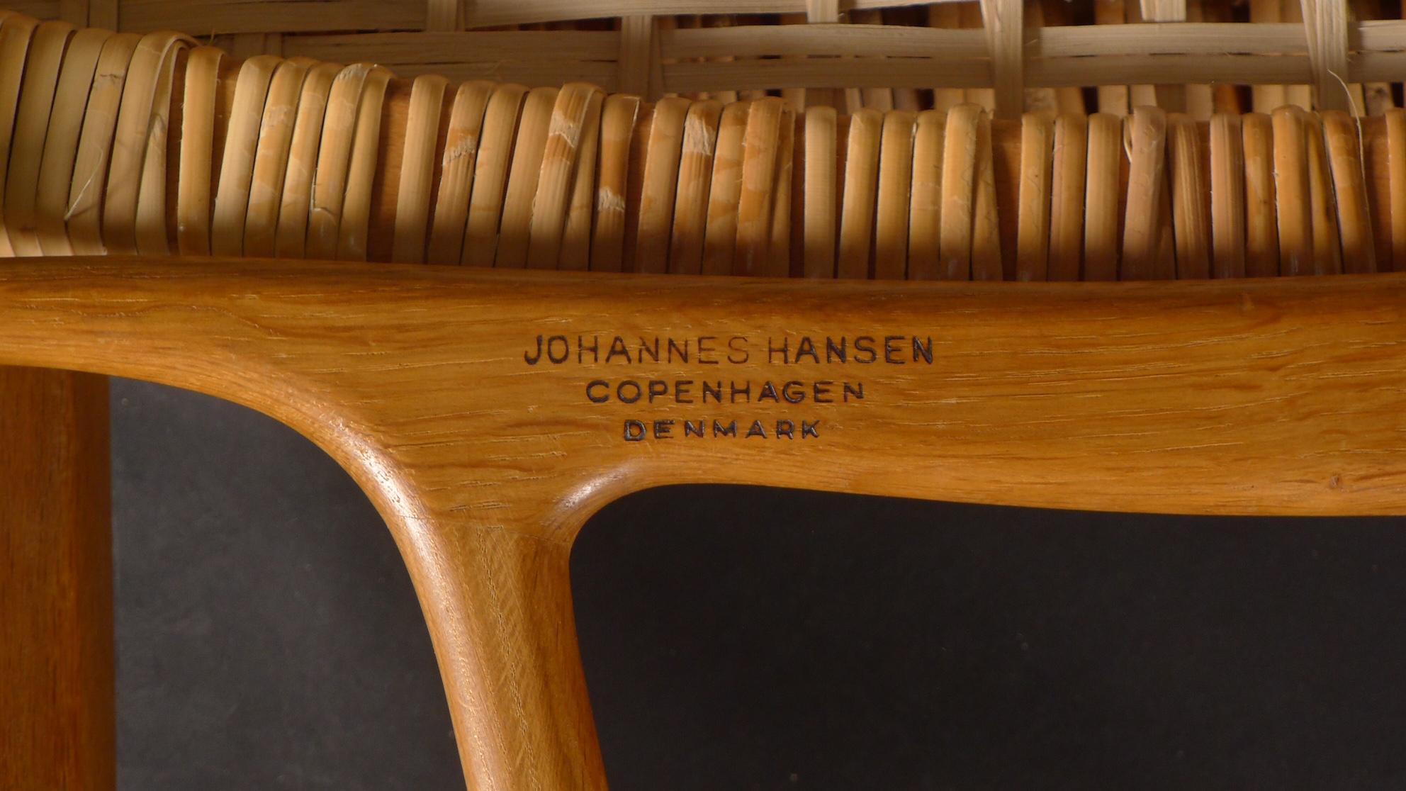 Hans Wegner, chaise longue pliante modèle JH-512, vers 1960, par Johannes Hansen en vente 1