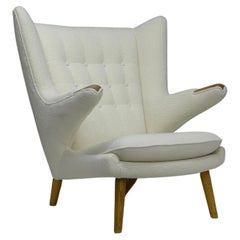 Hans Wegner for A P Stolen, Model AP-19 Papa Bear Chair, Stamped by Maker