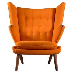 Hans Wegner for A P Stolen, Model AP-19 Papa Bear Chair, Stamped by Maker