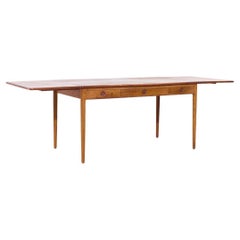 Escritorio abatible Hans Wegner para Andreas Tuck AT-305 Escritorio abatible danés de teca de mediados de siglo