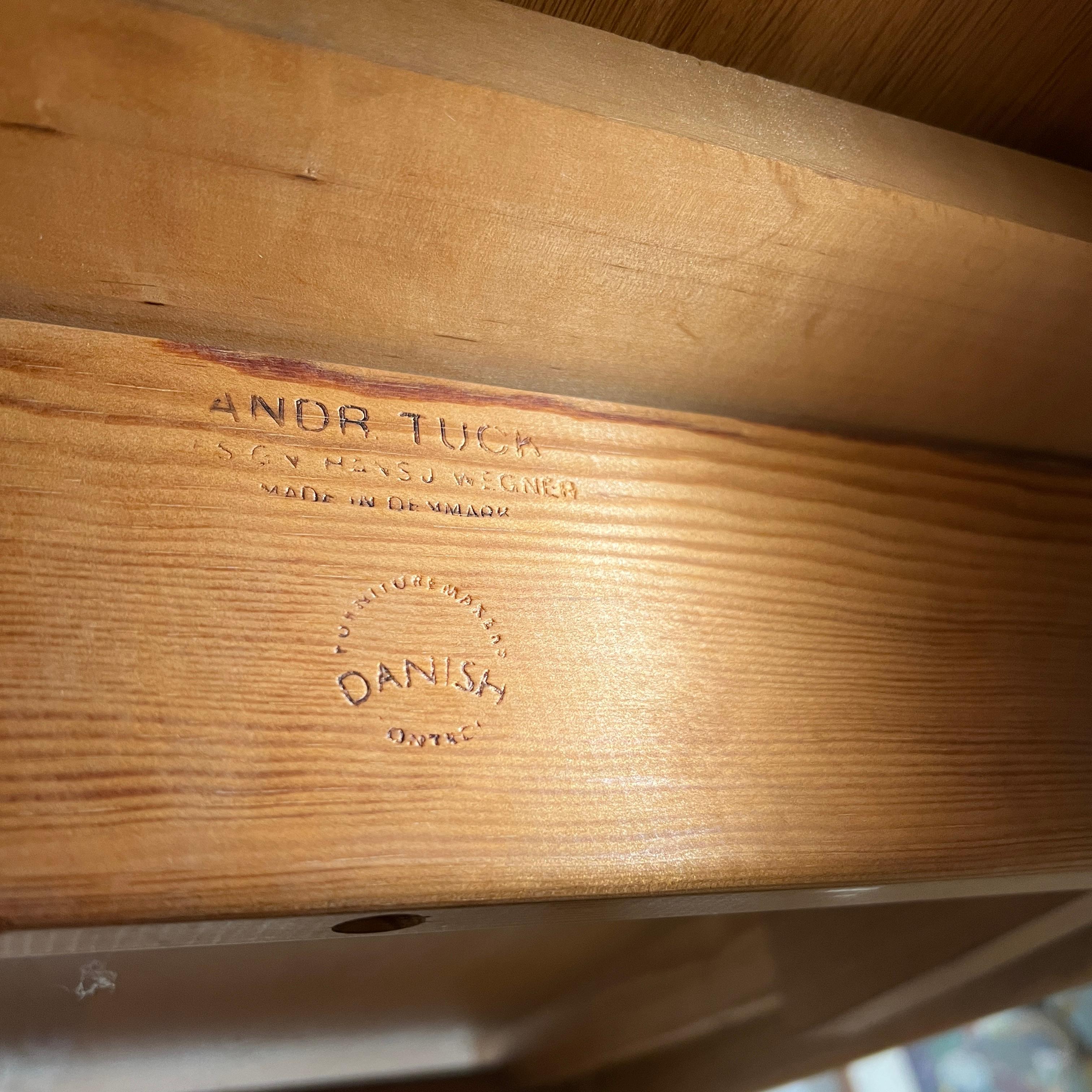 Hans Wegner para Andreas Tuck AT312 Mesa de comedor de roble, Dinamarca Circa 1960s en venta 4