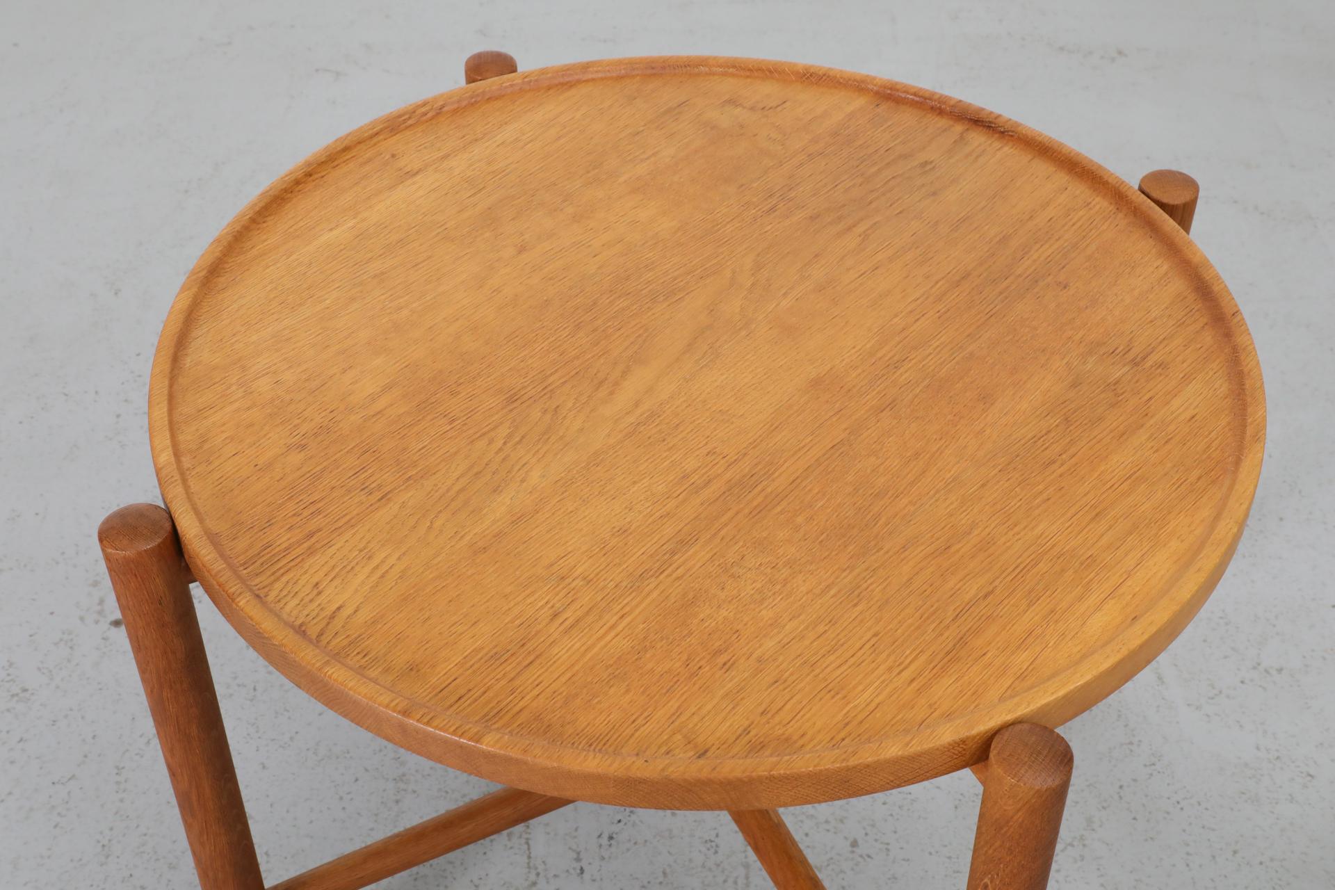 Hans Wegner pour Andreas Tuck Table à plateau en chêne AT35 en vente 3