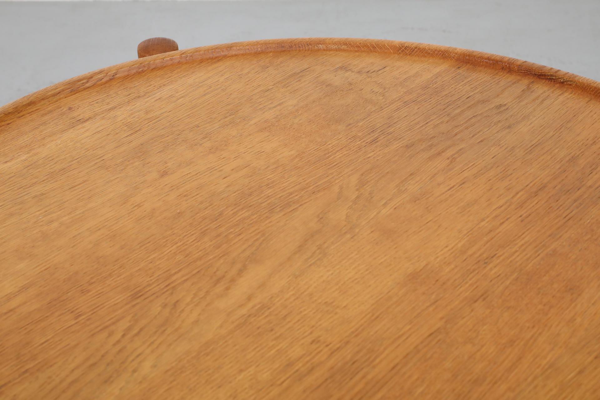 Hans Wegner pour Andreas Tuck Table à plateau en chêne AT35 en vente 4