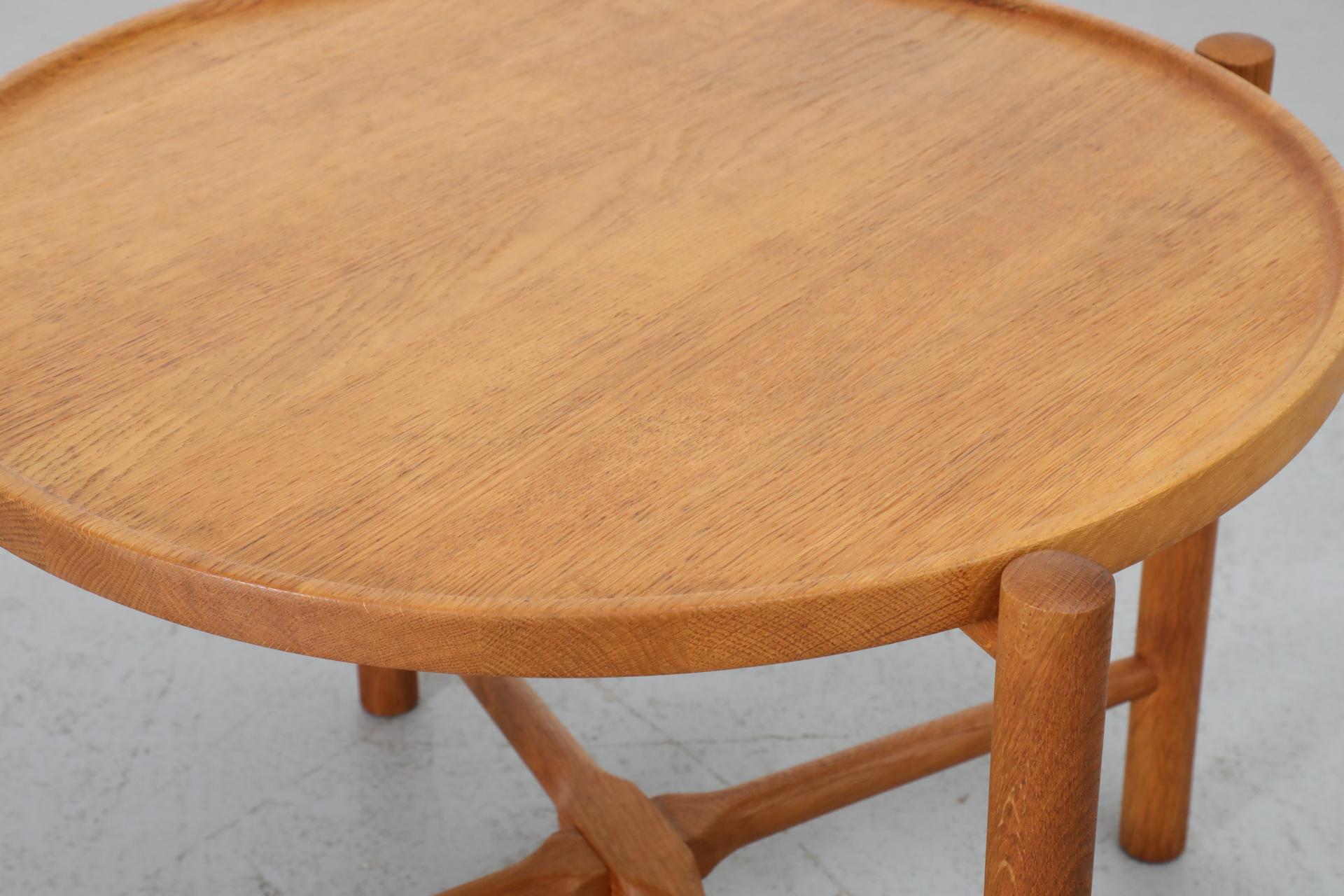 Hans Wegner pour Andreas Tuck Table à plateau en chêne AT35 en vente 5