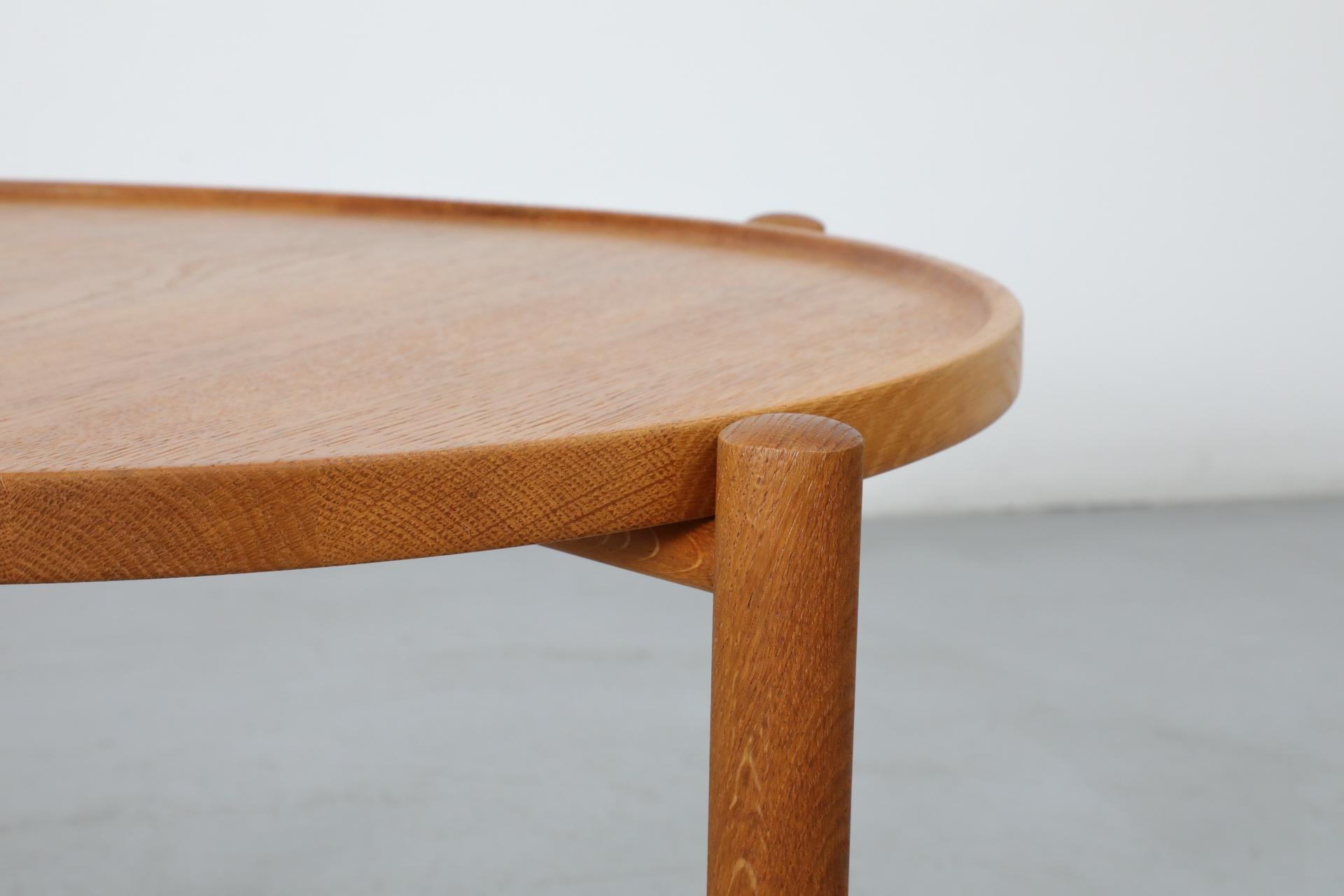 Hans Wegner pour Andreas Tuck Table à plateau en chêne AT35 en vente 6