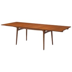 Hans Wegner for Andreas Tuck Extendable Table in Teak and Oak