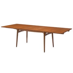 Hans Wegner for Andreas Tuck Extendable Table in Teak and Oak