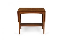 Hans Wegner for Andreas Tuck Mid-Century Wooden Drop Leaf End / Side Table