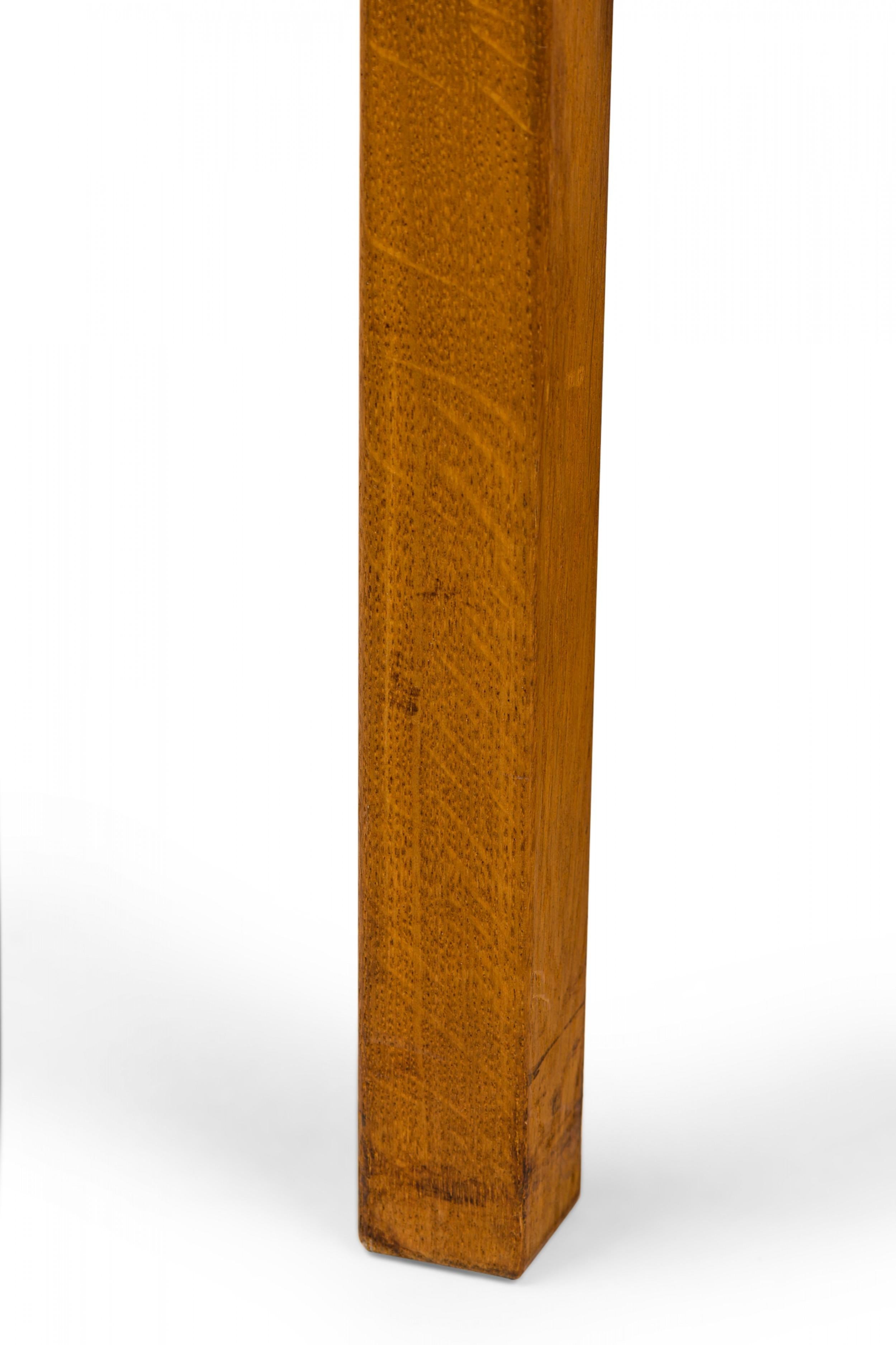20th Century Hans Wegner for Andreas Tuck Two Tier Rectangular Oak End / Side Table For Sale