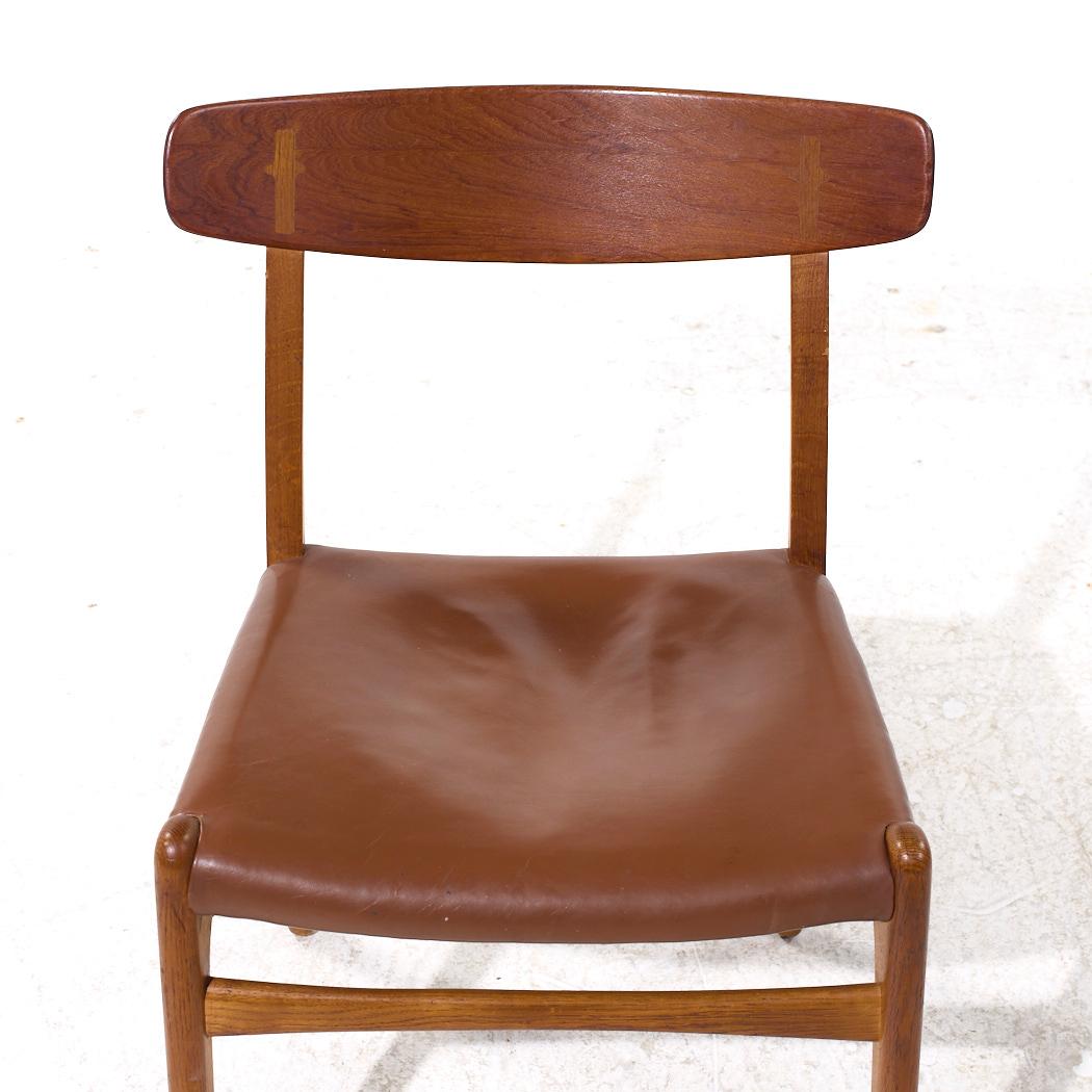 Hans Wegner for Carl Hansen CH23 Teak Dining Chairs - Set of 8 3