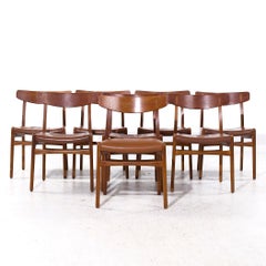 Hans Wegner for Carl Hansen CH23 Teak Dining Chairs - Set of 8