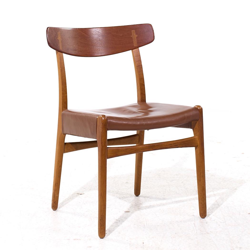 Danish Hans Wegner for Carl Hansen CH23 Teak Dining Chairs - Set of 8