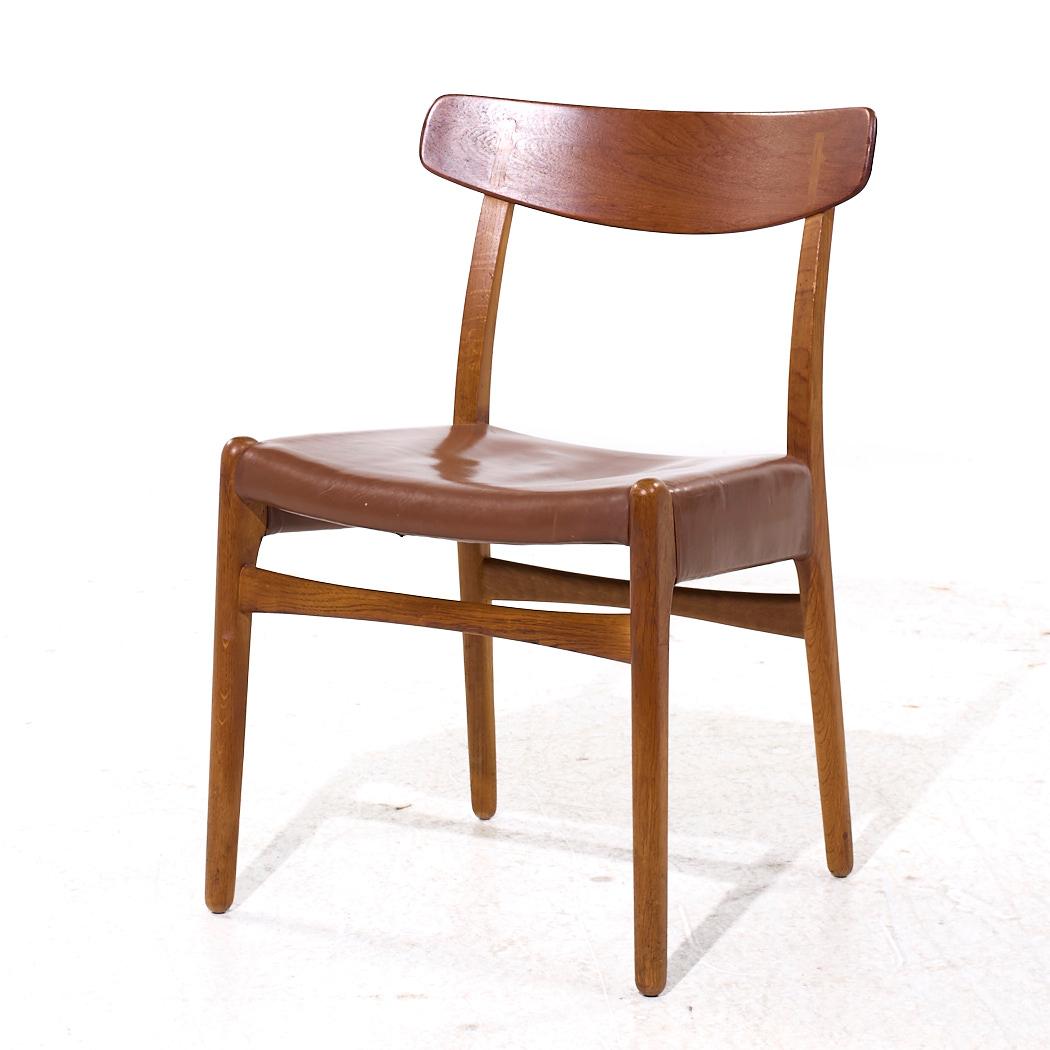 Late 20th Century Hans Wegner for Carl Hansen CH23 Teak Dining Chairs - Set of 8