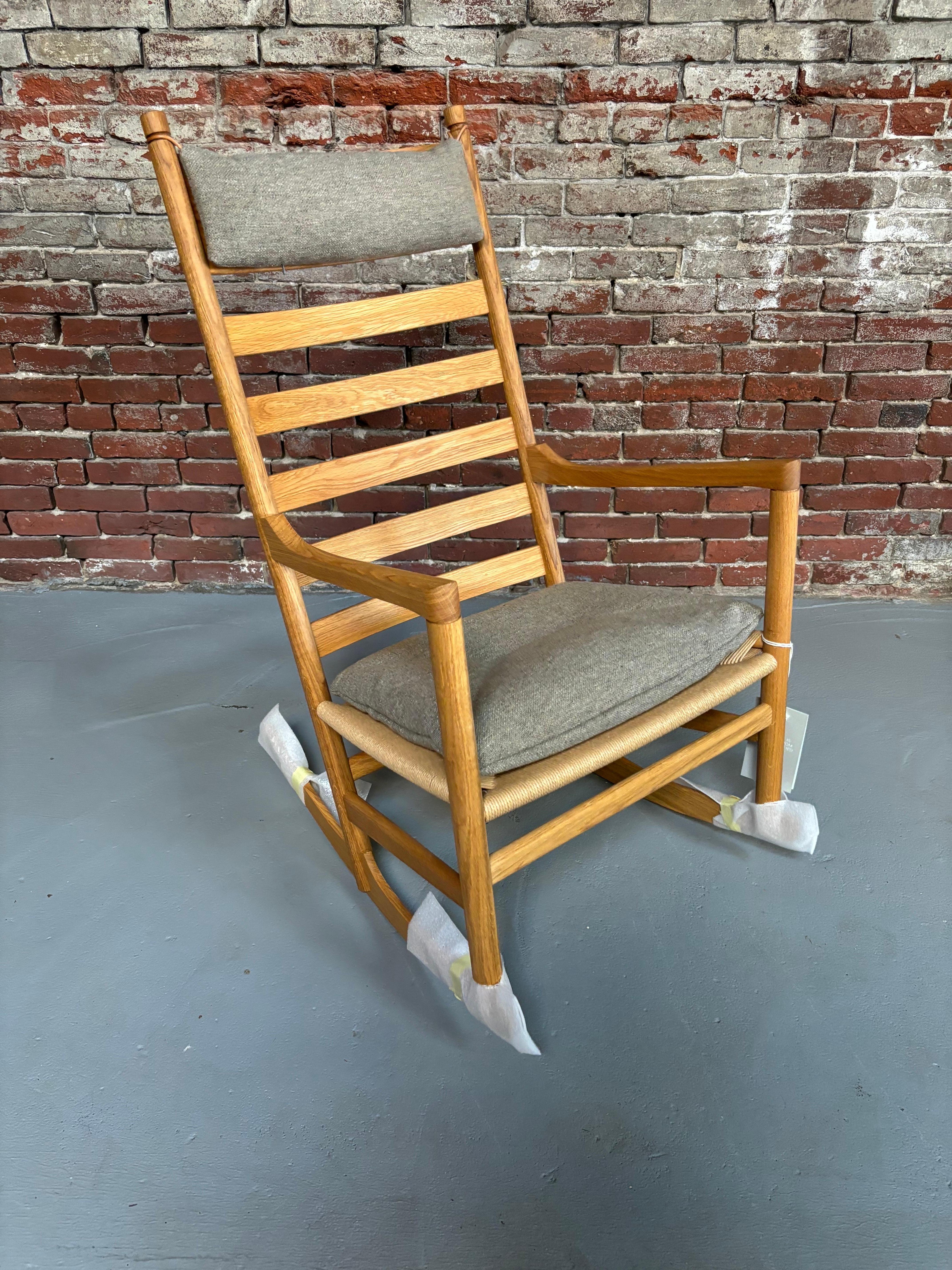 Hans Wegner for Carl Hansen Rocker CH45 In Excellent Condition In Philadelphia, PA