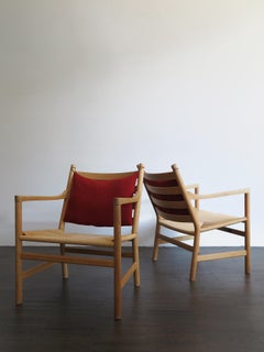 Hans Wegner pour Carl Hansen Fauteuil scandinave en bois modèle CH44, années 1960