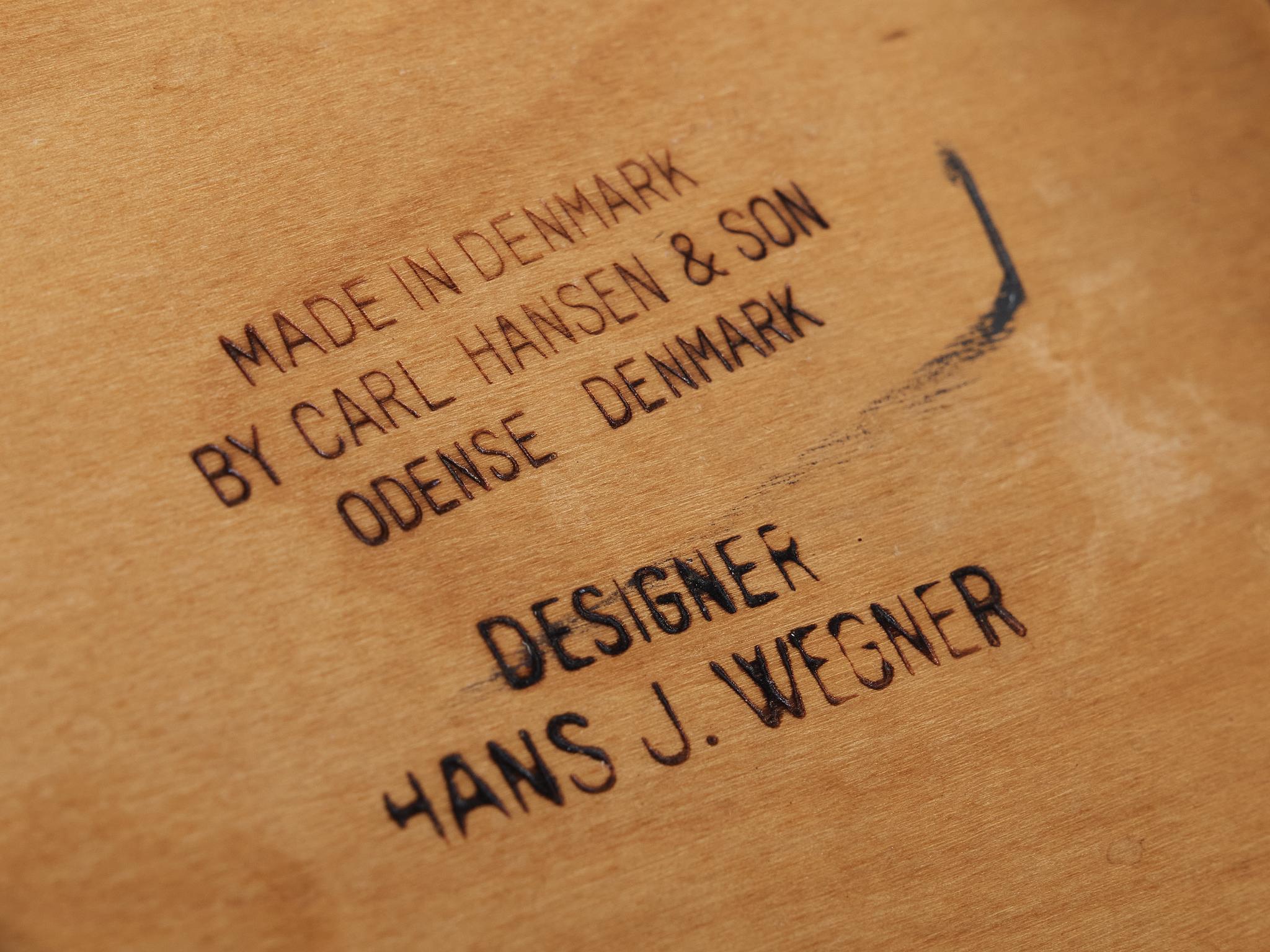 Hans Wegner for Carl Hansen & Søn 'Sawbuck' Dining Chair in Teak  For Sale 2