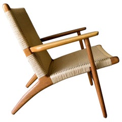 Hans Wegner for Carl Hansen & Son CH 25 Lounge Chair, circa 1950