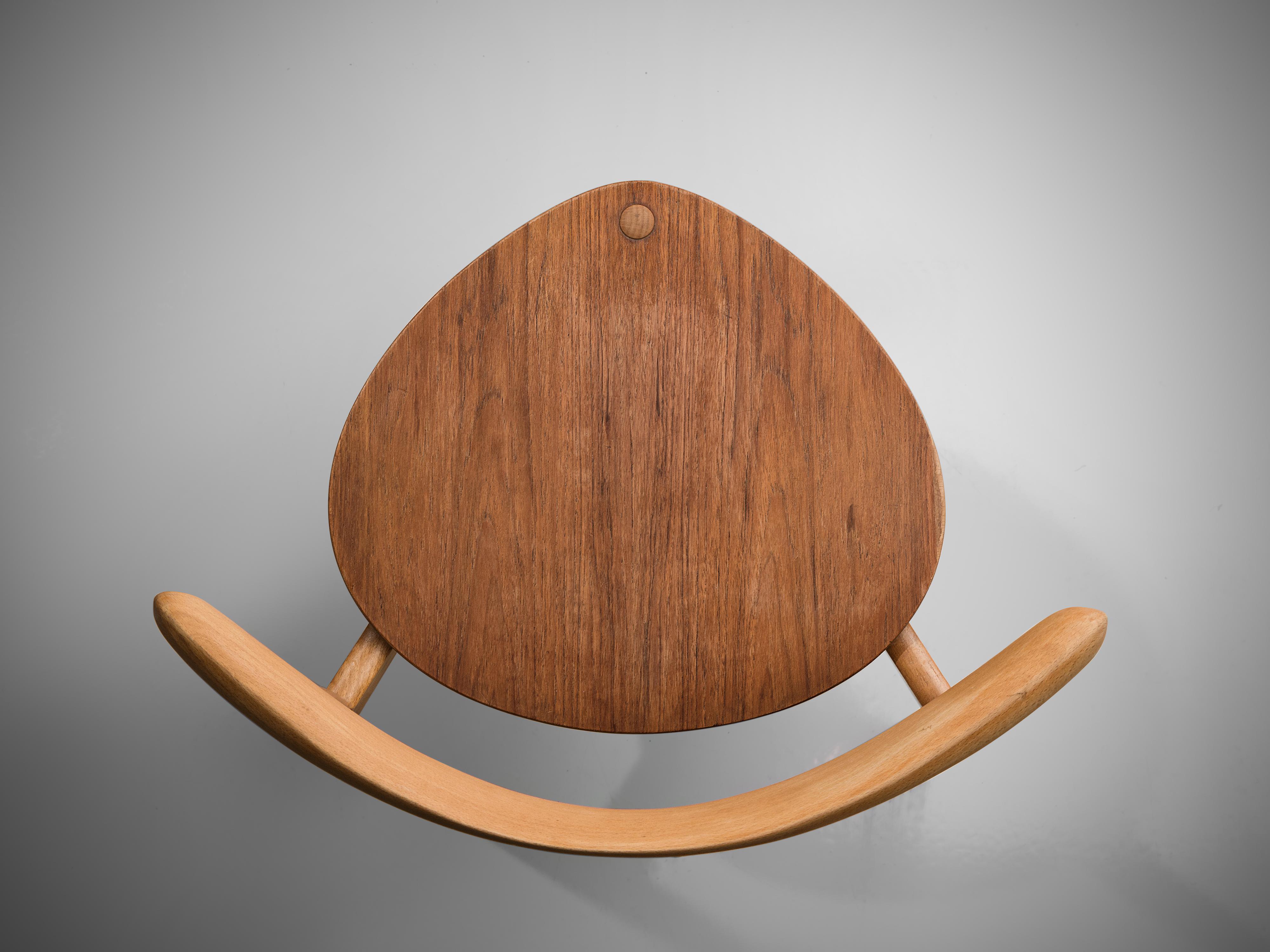 Hans Wegner for Fritz Hansen Set of Six ‘Heart’ Dining Chairs Model ‘4103’ In Good Condition In Waalwijk, NL