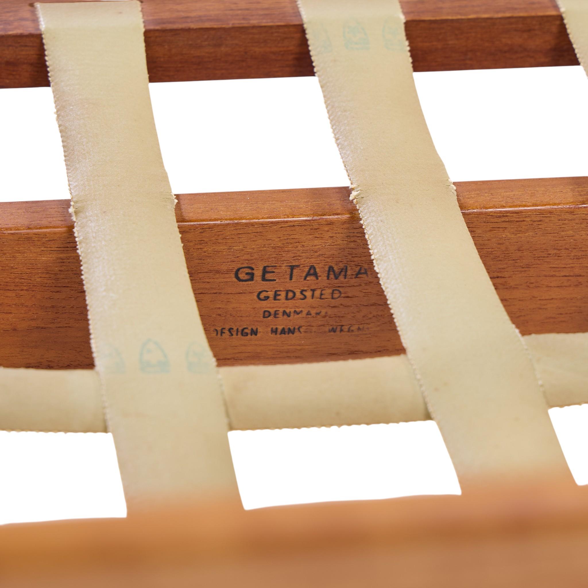 Hans Wegner for Getama GE270 Mid Century Teak Lounge Chairs - Pair en vente 6