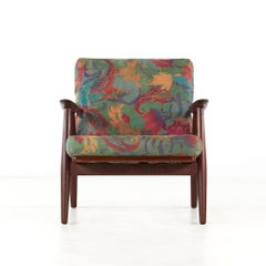 Hans Wegner for Getama Mid Century GE270 Teak Lounge Chair