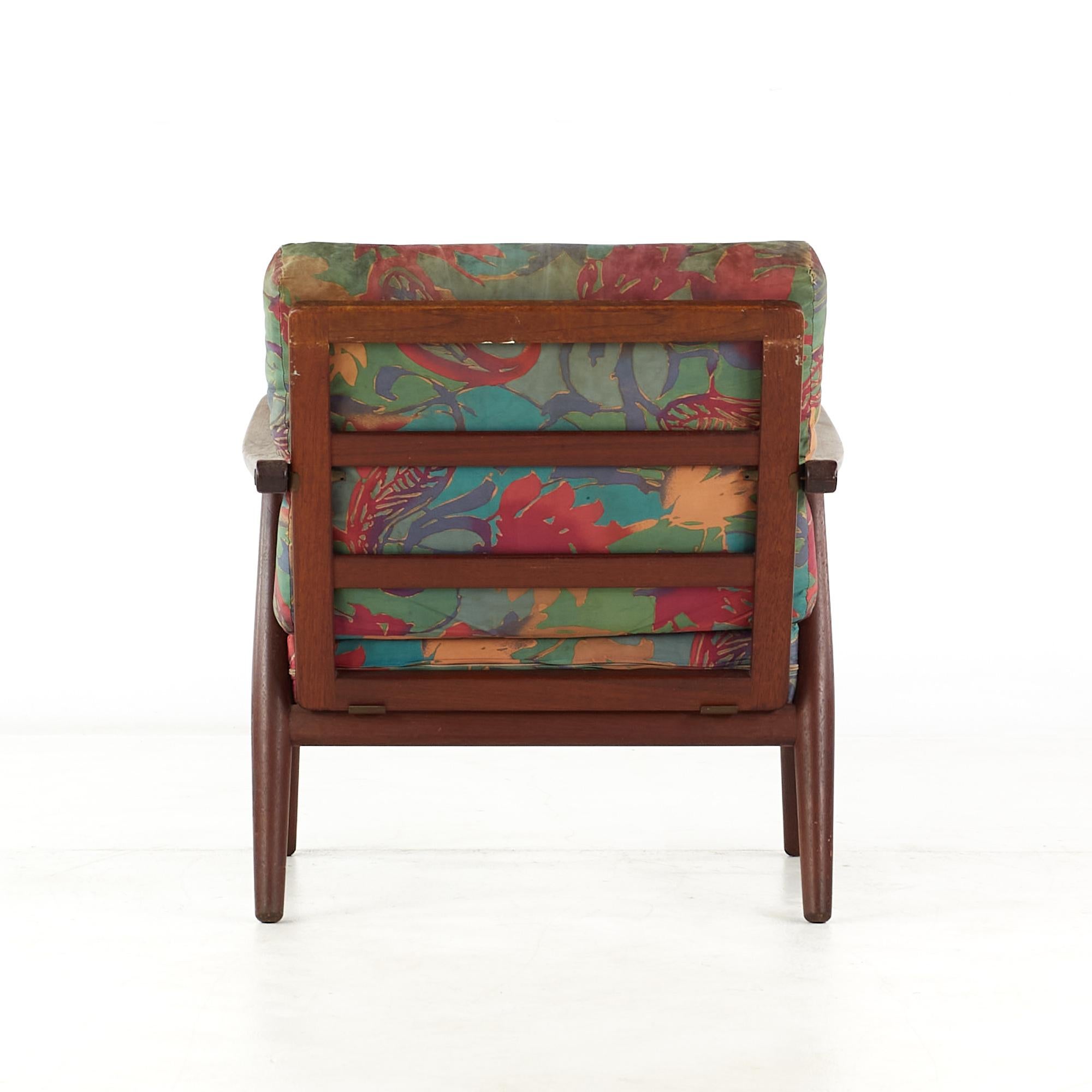 Hans Wegner pour Getama fauteuil de salon en teck du milieu du siècle GE240 Bon état - En vente à Countryside, IL