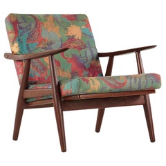 Hans Wegner for Getama Mid Century GE240 Teak Lounge Chair