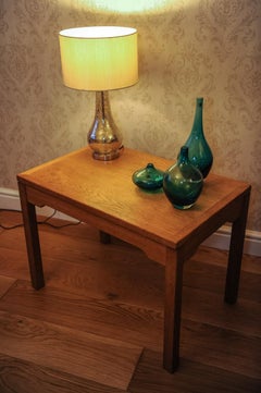 Hans Wegner for GETAMA of Denmark, Midcentury Oak Utilitarian Coffee Table