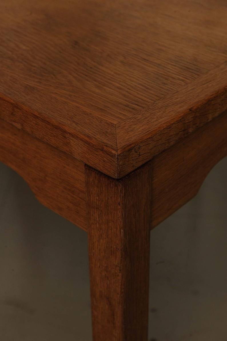Mid-Century Modern Hans Wegner for GETAMA of Denmark, Midcentury Oak Utilitarian Coffee Table For Sale