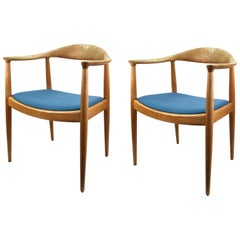 Hans Wegner for Johannes Hansen Danish Modern JH 501 Chairs