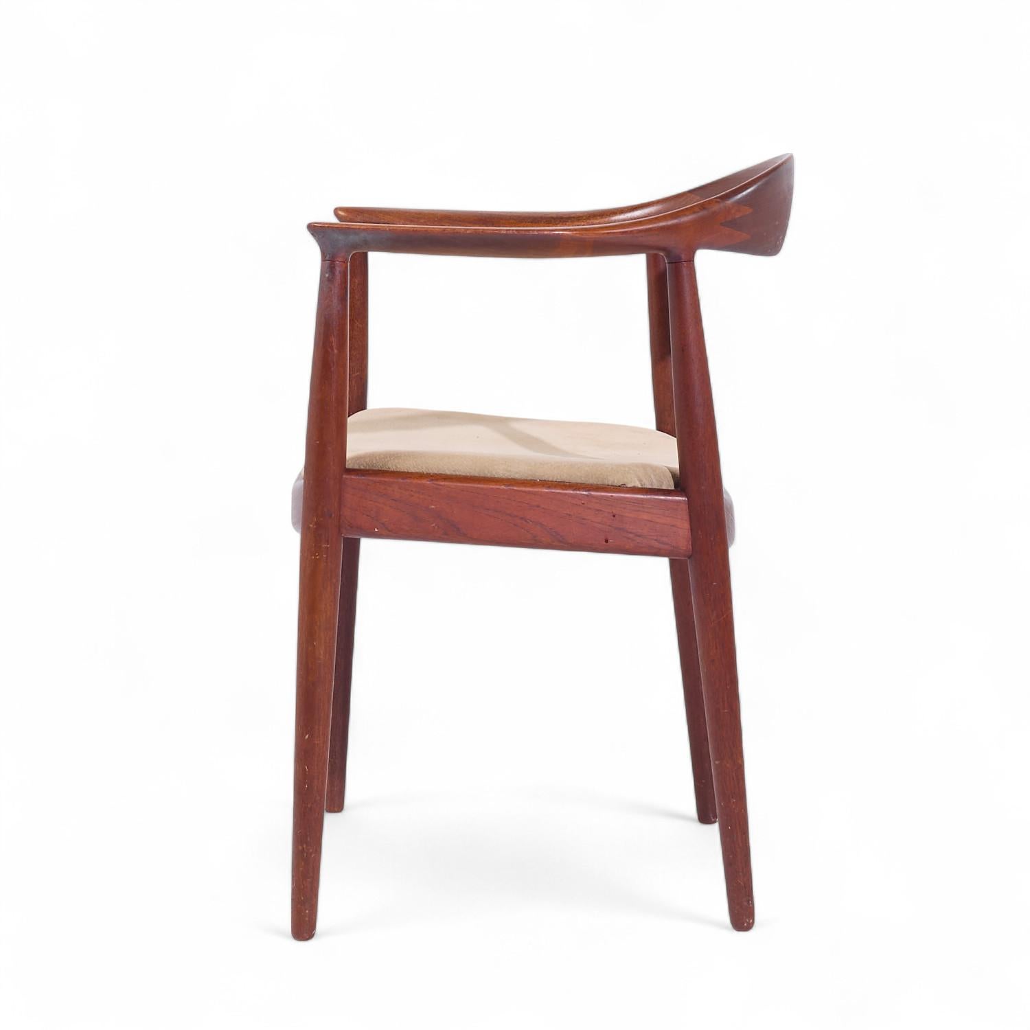 Danois Chaise en teck danois Hans Wegner pour Johannes Hansen en vente
