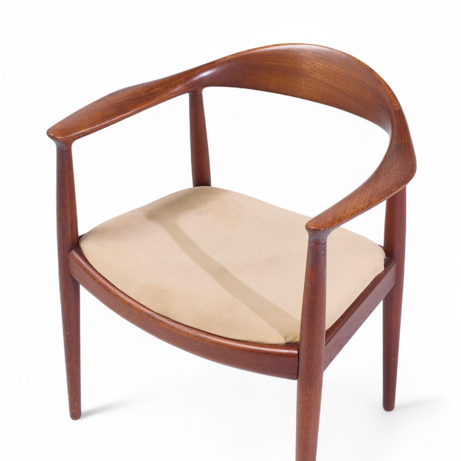 Chaise en teck danois Hans Wegner pour Johannes Hansen en vente 2