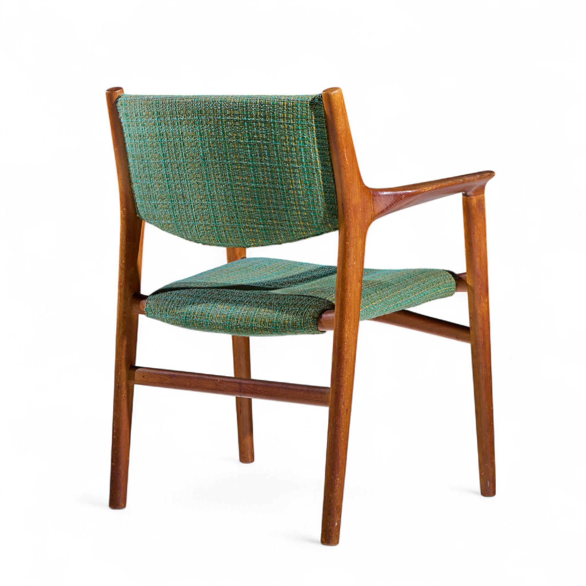 Hans Wegner pour Johannes Hansen JH515 Chaises d'appoint danoises en teck - Paire en vente 3