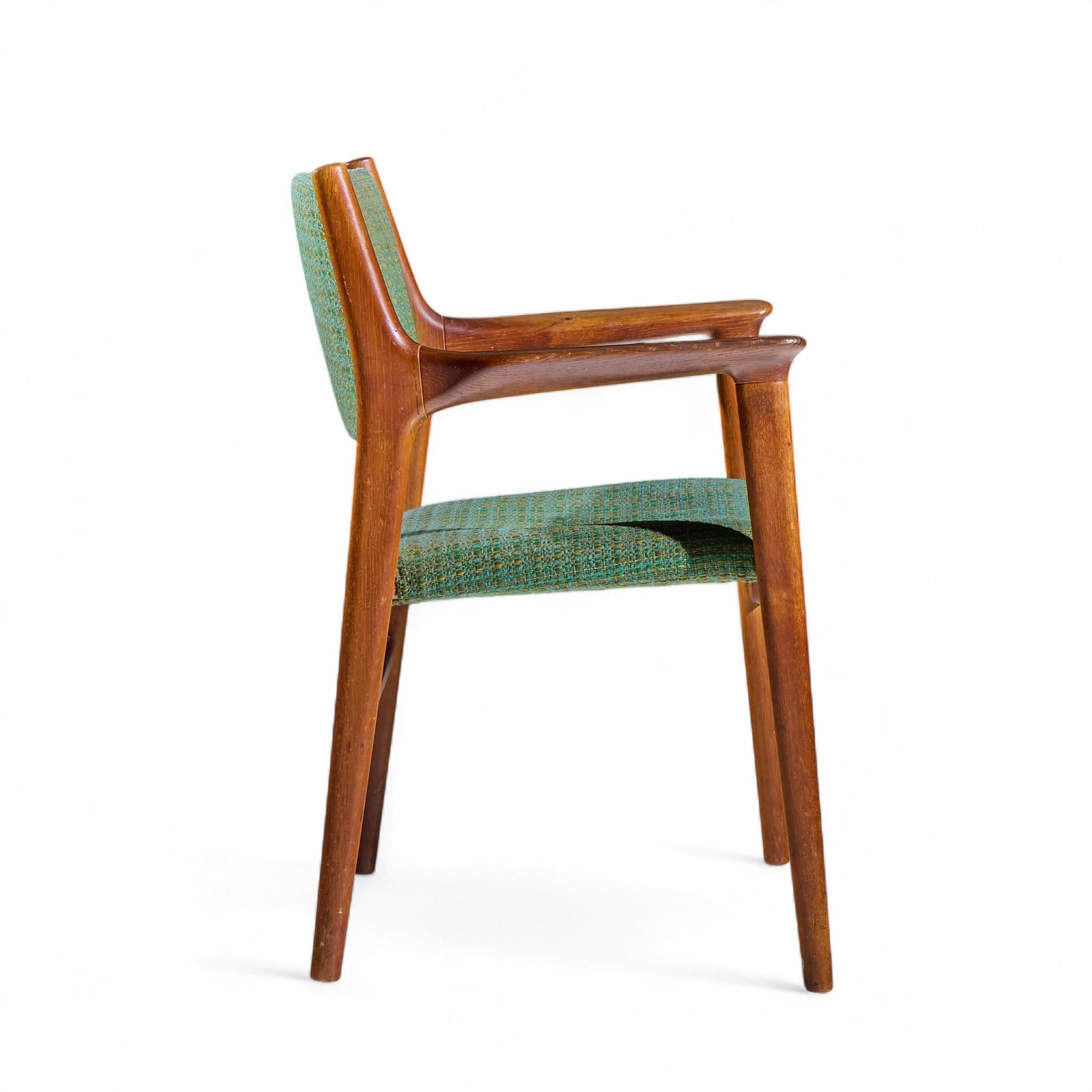 Hans Wegner pour Johannes Hansen JH515 Chaises d'appoint danoises en teck - Paire en vente 4