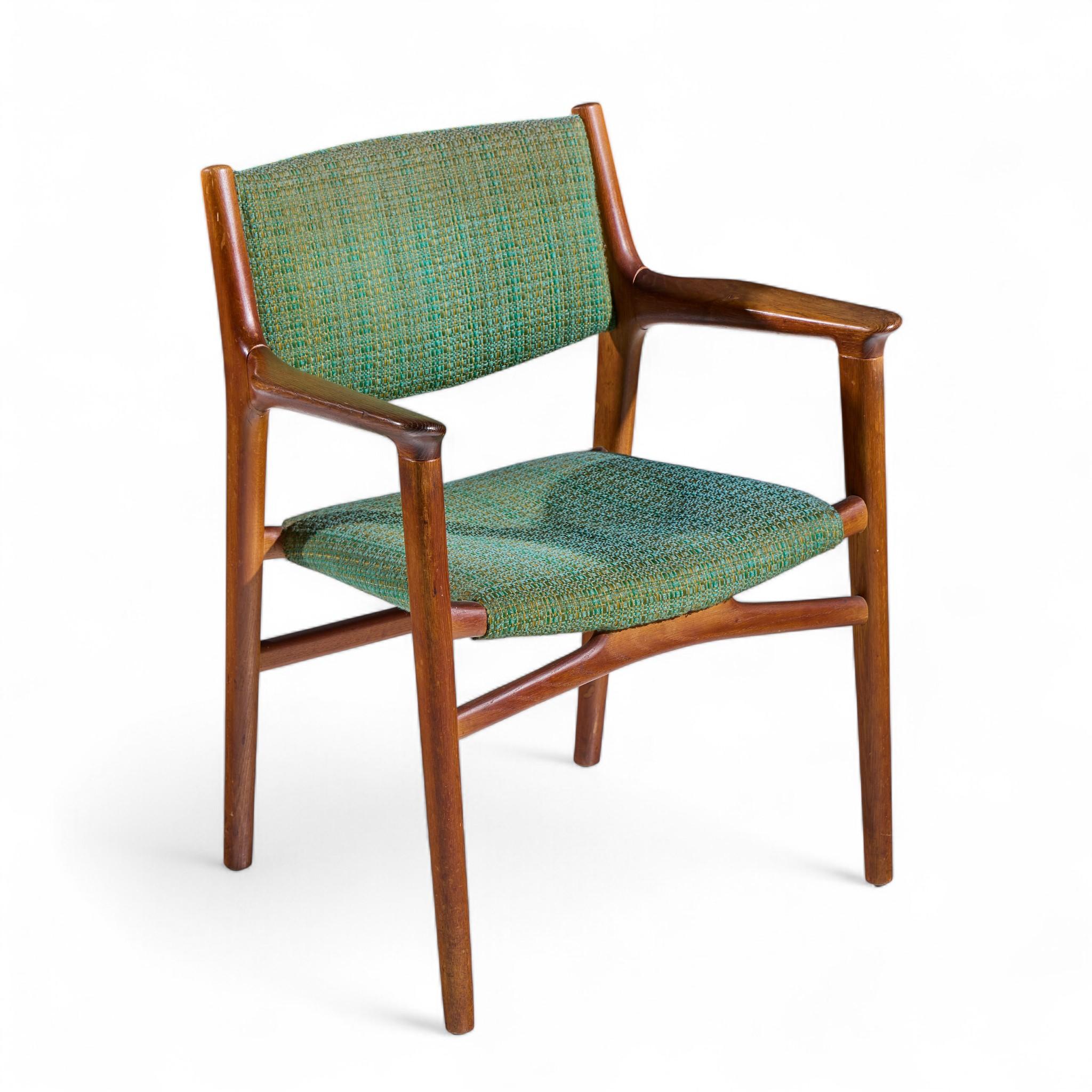 Hans Wegner pour Johannes Hansen JH515 Chaises d'appoint danoises en teck - Paire en vente 5
